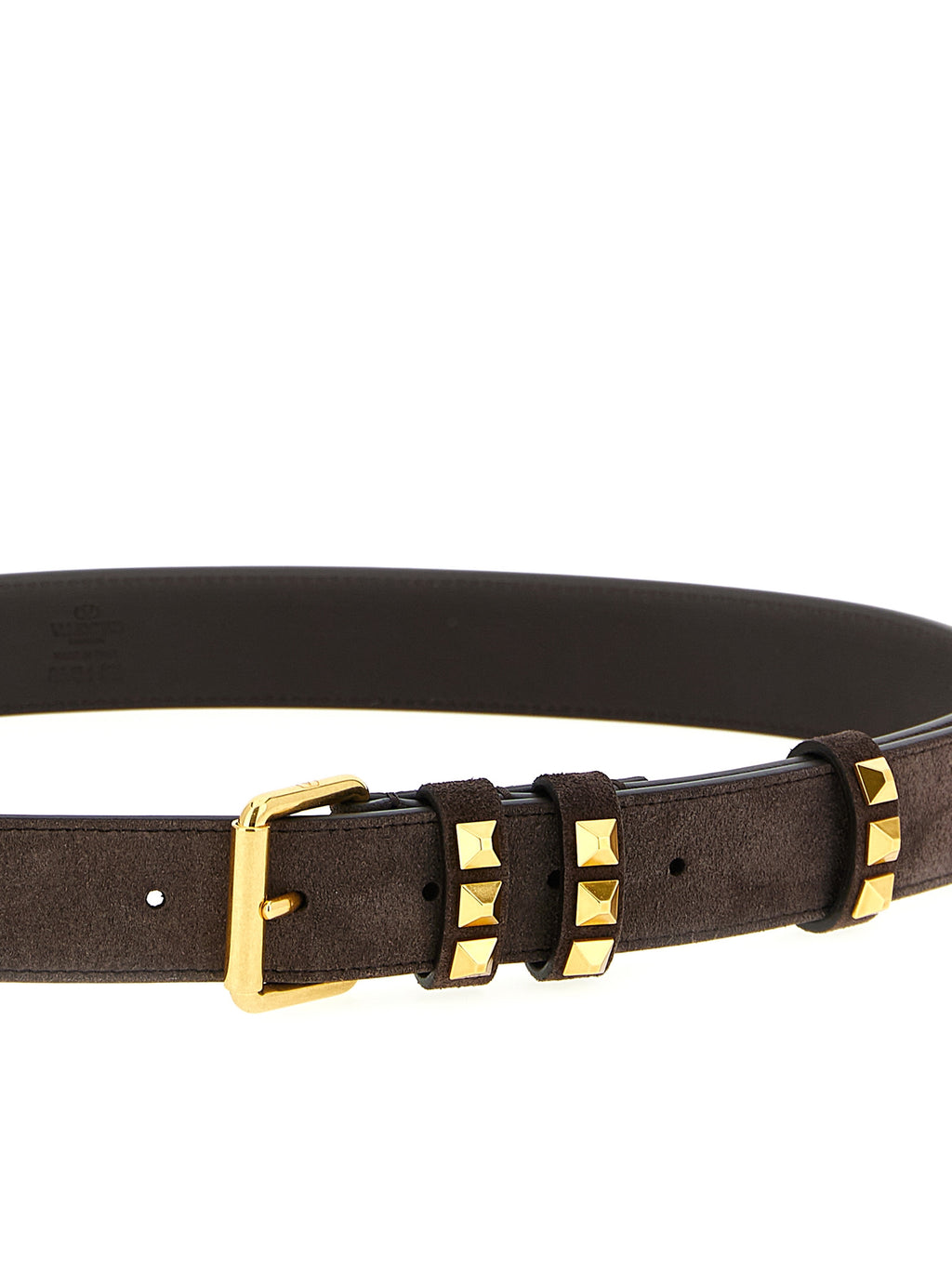 Valentino Garavani Brown Cowhide Belt