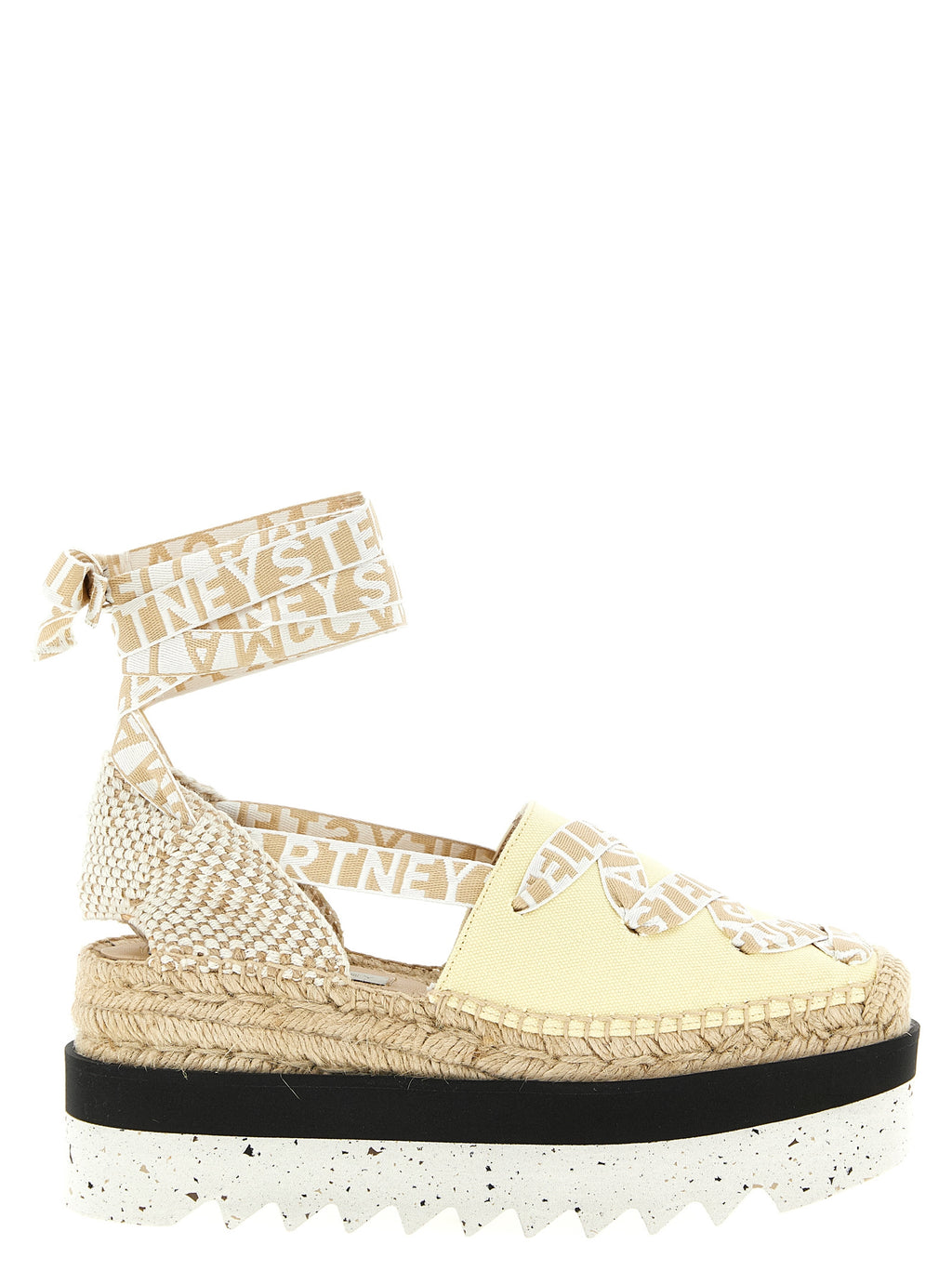 Stella McCartney Bicolor Polyethylene Wedge Sandals