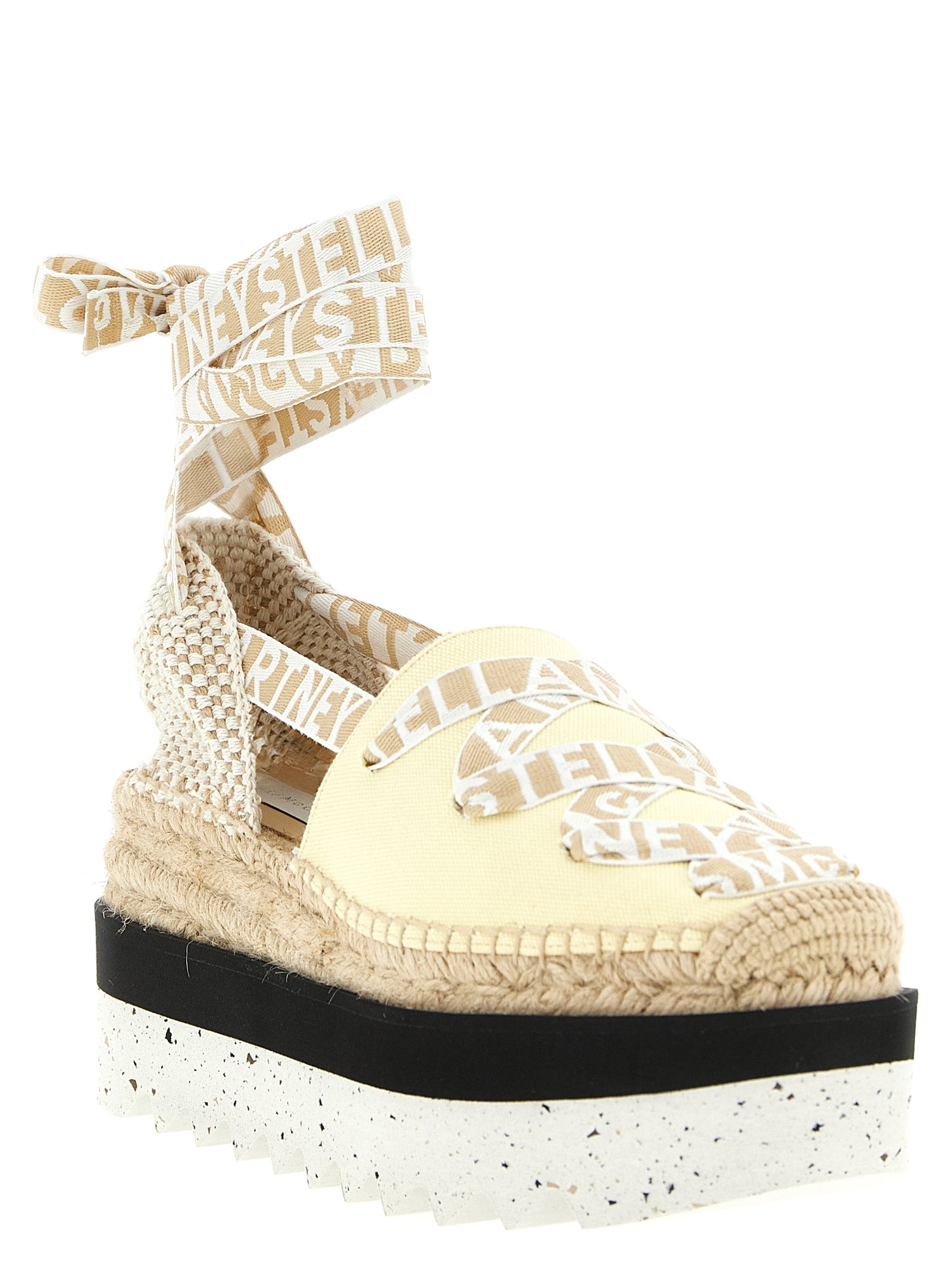 Stella McCartney Bicolor Polyethylene Wedge Sandals