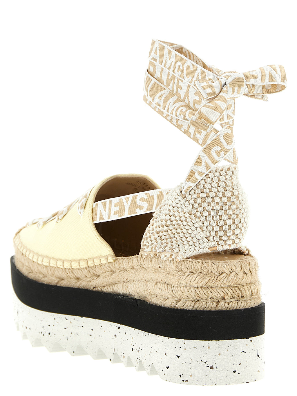 Stella McCartney Bicolor Polyethylene Wedge Sandals