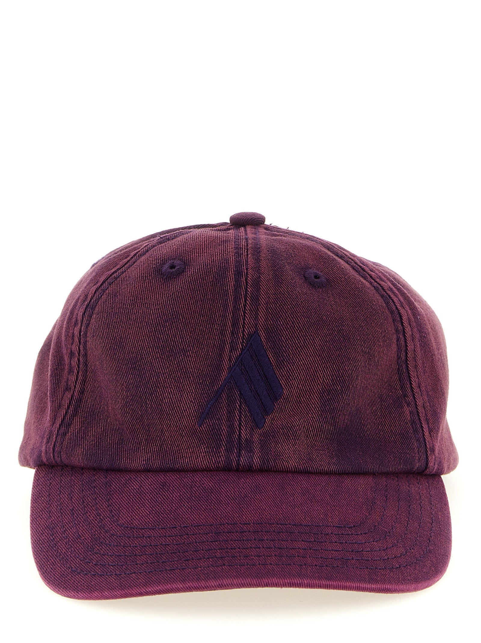 The Attico Purple Cotton Cap (Baseball Hat)