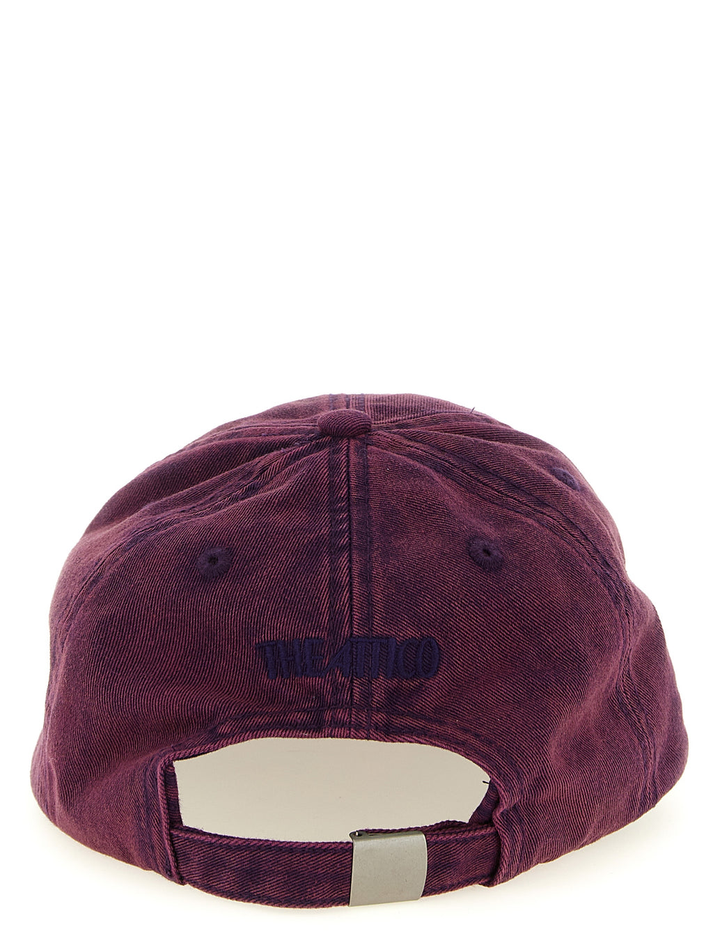 The Attico Purple Cotton Cap (Baseball Hat)