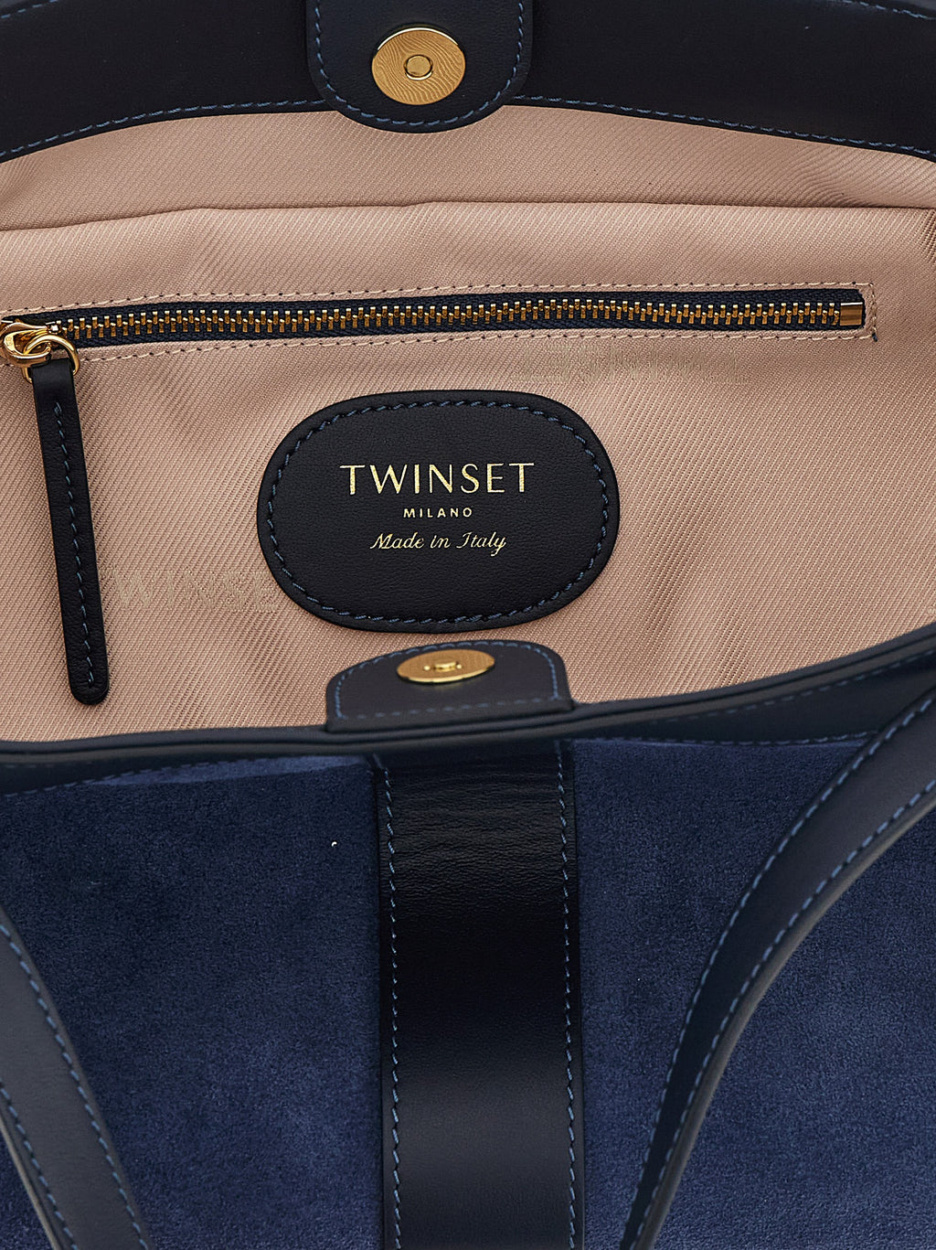 Twinset Blue Polyethylene Shoulder Bag