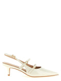 Twinset White Polyethylene Mid Heel Pumps