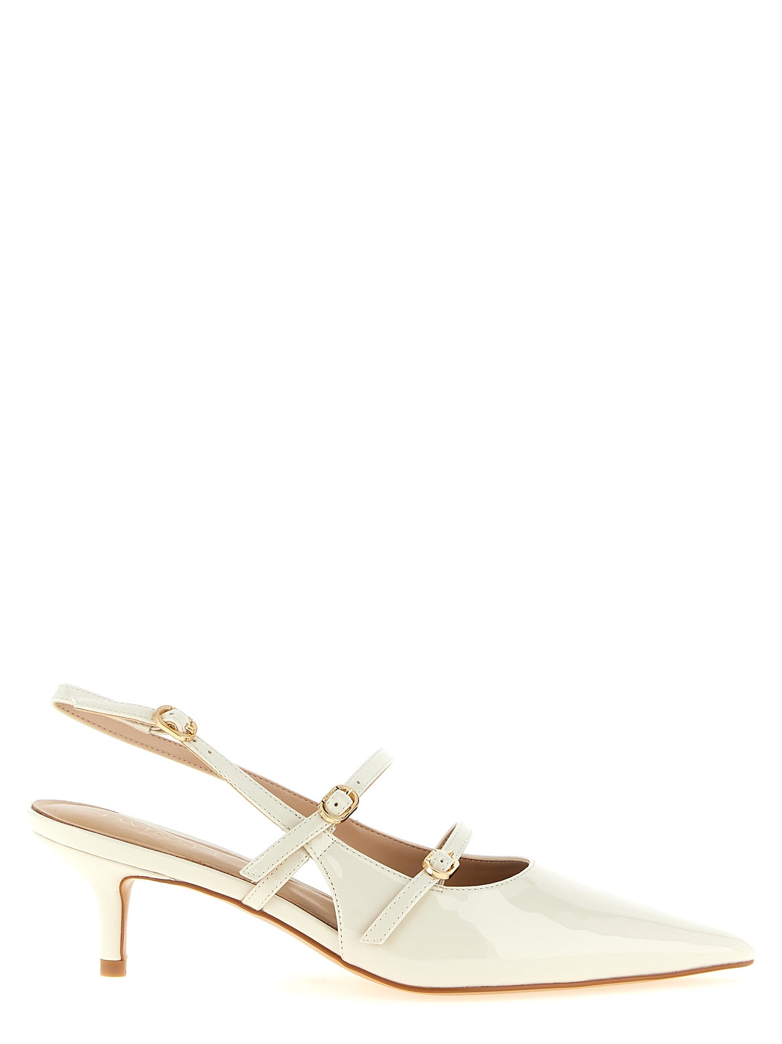Twinset White Polyethylene Mid Heel Pumps