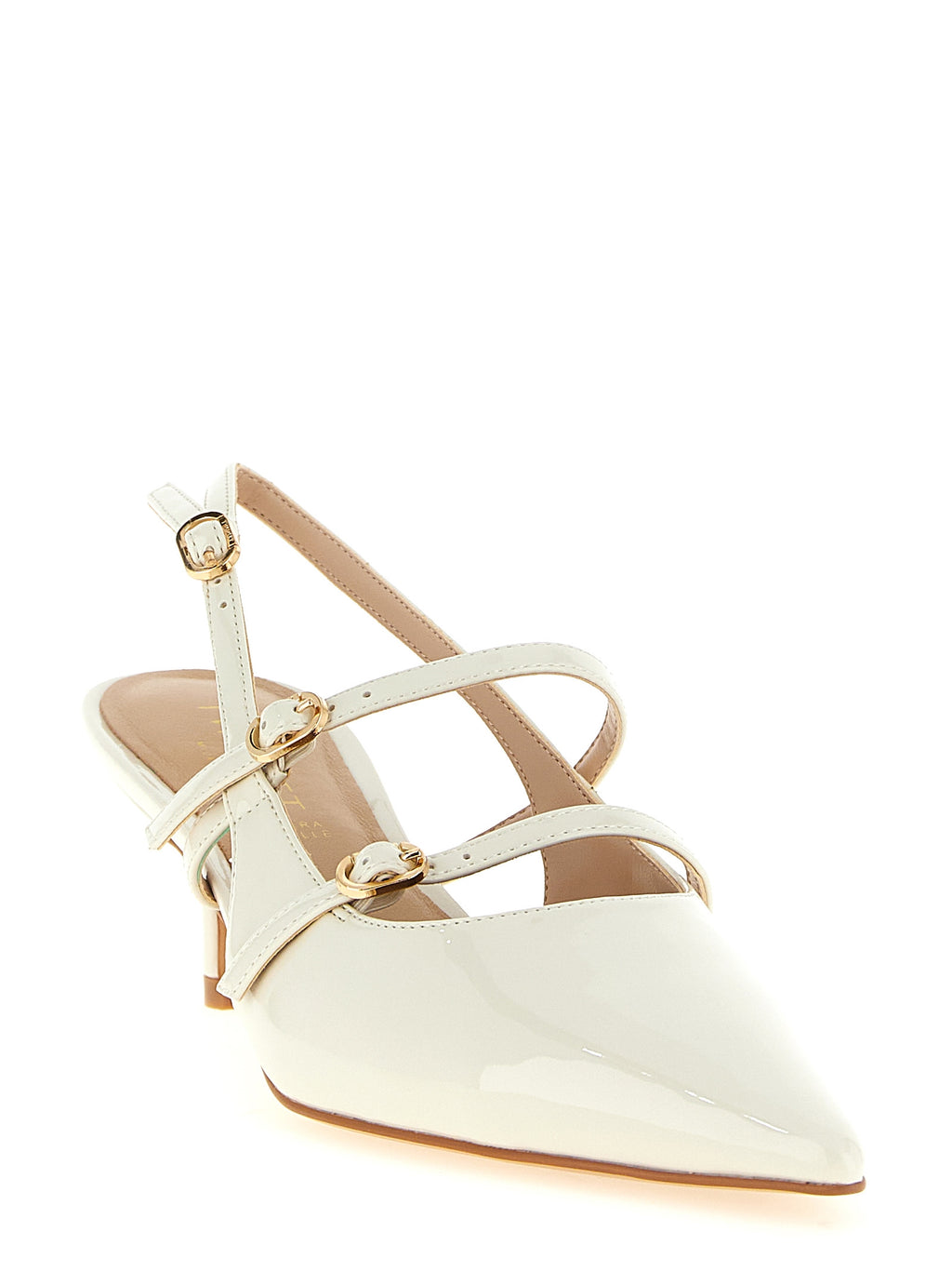 Twinset White Polyethylene Mid Heel Pumps