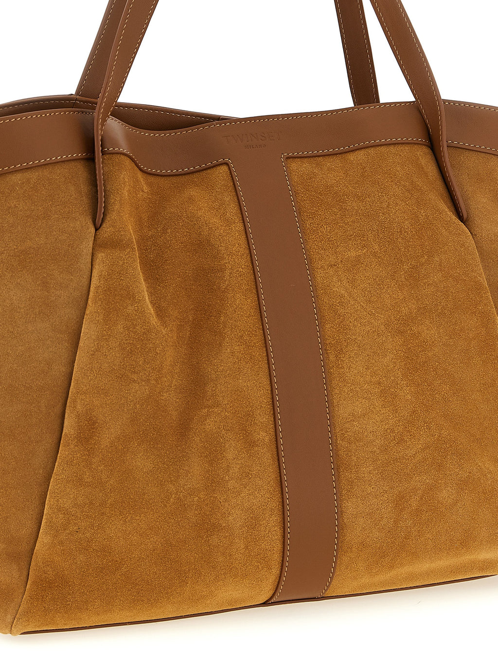 Twinset Brown Polyethylene Tote Bag