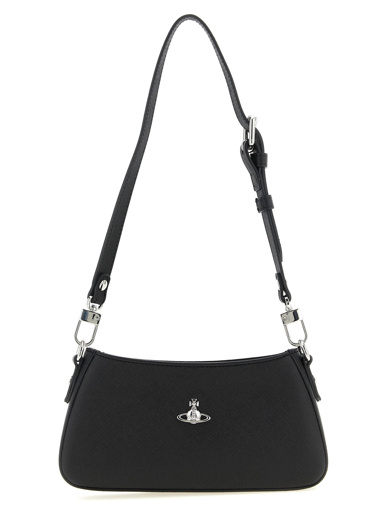 Vivienne Westwood Black Polyethylene Shoulder Bag