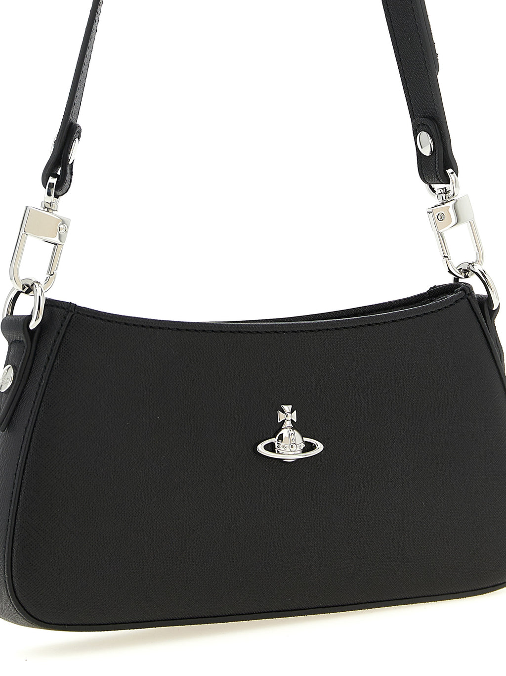 Vivienne Westwood Black Polyethylene Shoulder Bag