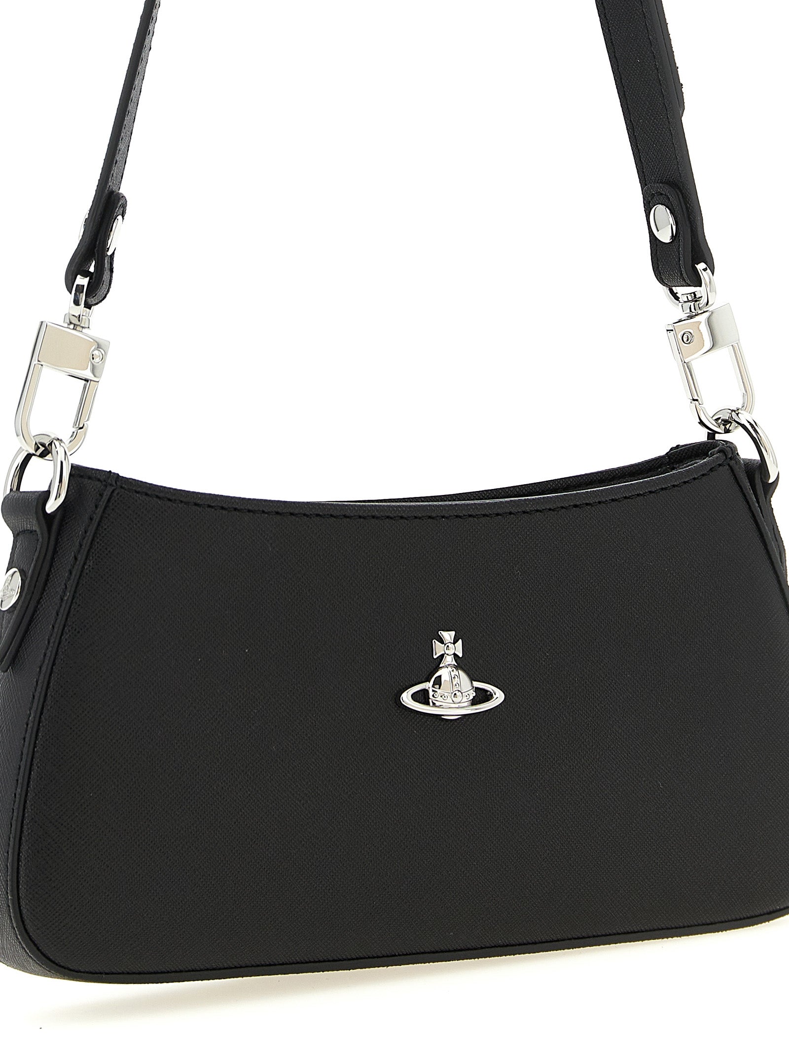 Vivienne Westwood Black Polyethylene Shoulder Bag