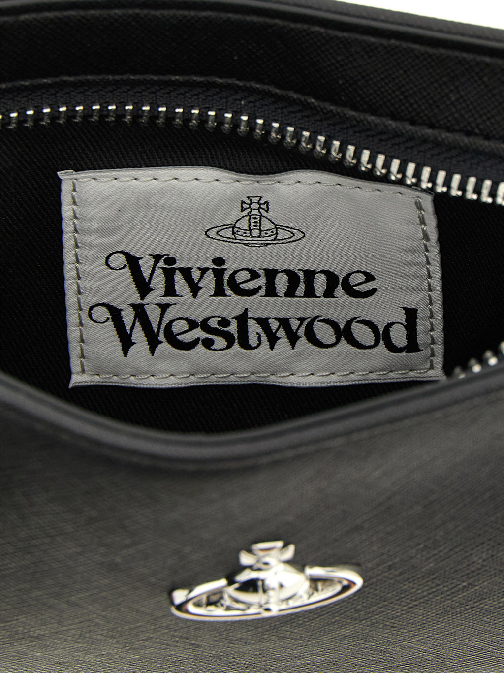 Vivienne Westwood Black Polyethylene Shoulder Bag
