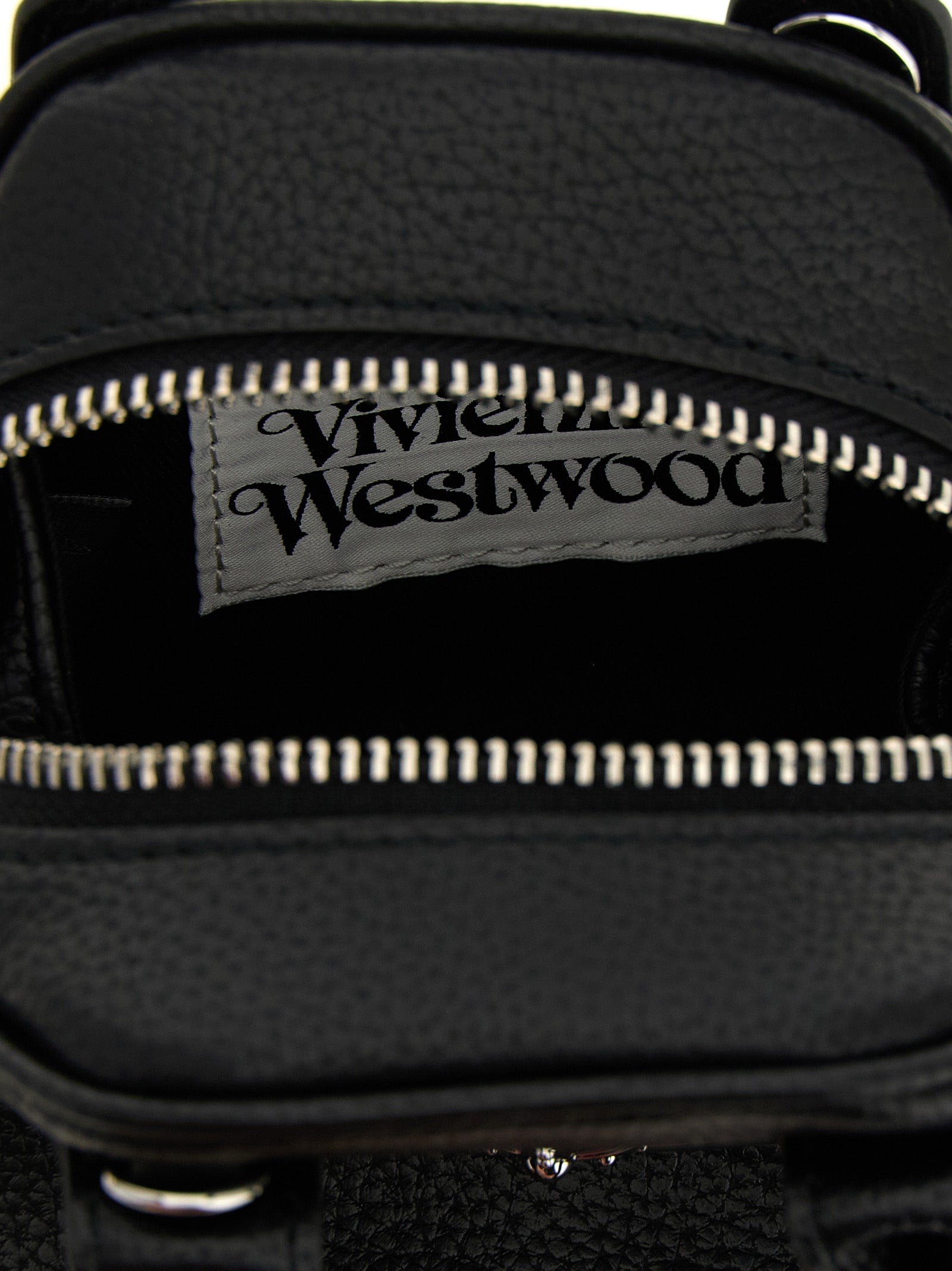 Vivienne Westwood Black Polyethylene Handbag