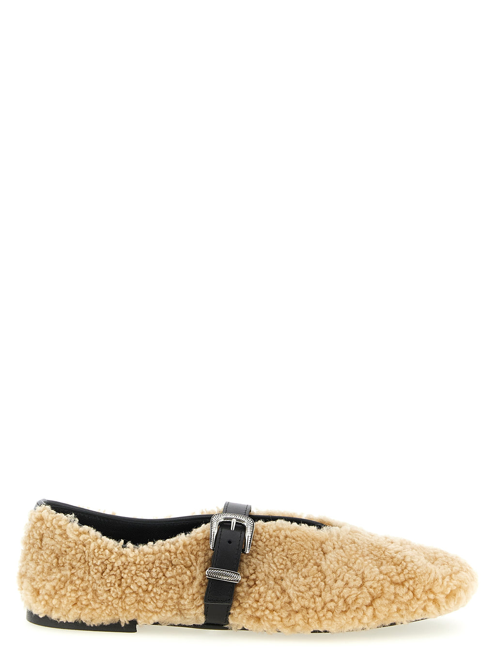 KATE CATE Beige Calfskin Ballet Flats