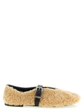 KATE CATE Beige Calfskin Ballet Flats