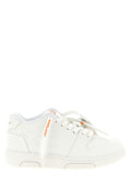 Off-White Orange Plastic Athletic Sneakers