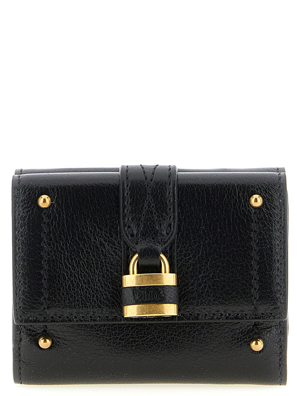 Chloé Black Buffalo Leather Cardholder