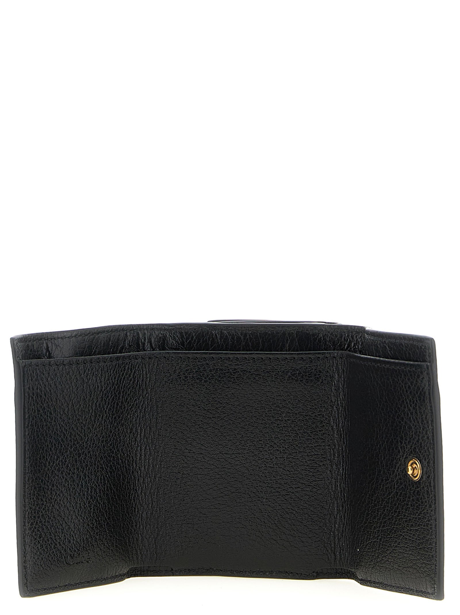 Chloé Black Buffalo Leather Cardholder