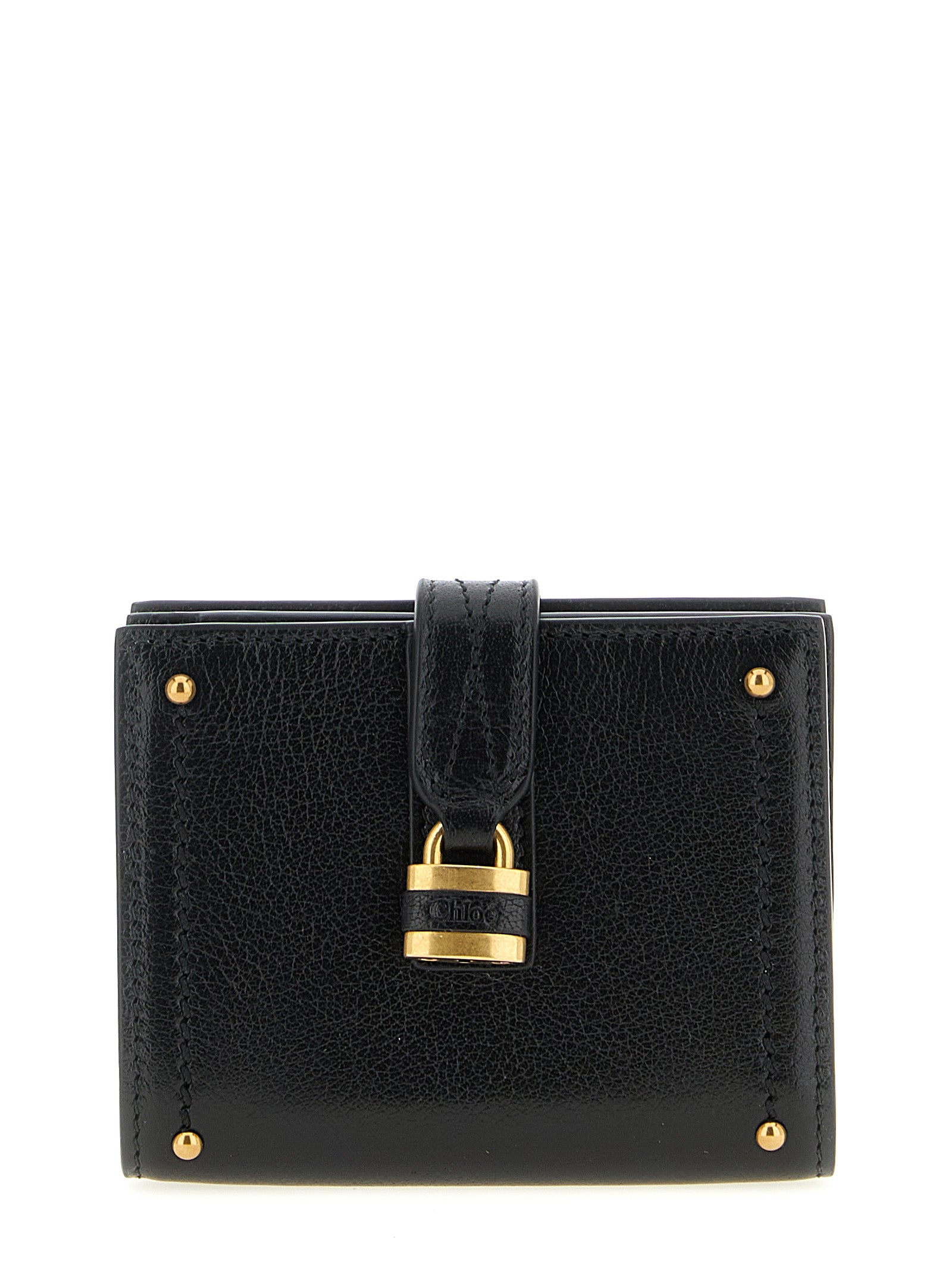 Chloé Black Buffalo Leather Cardholder