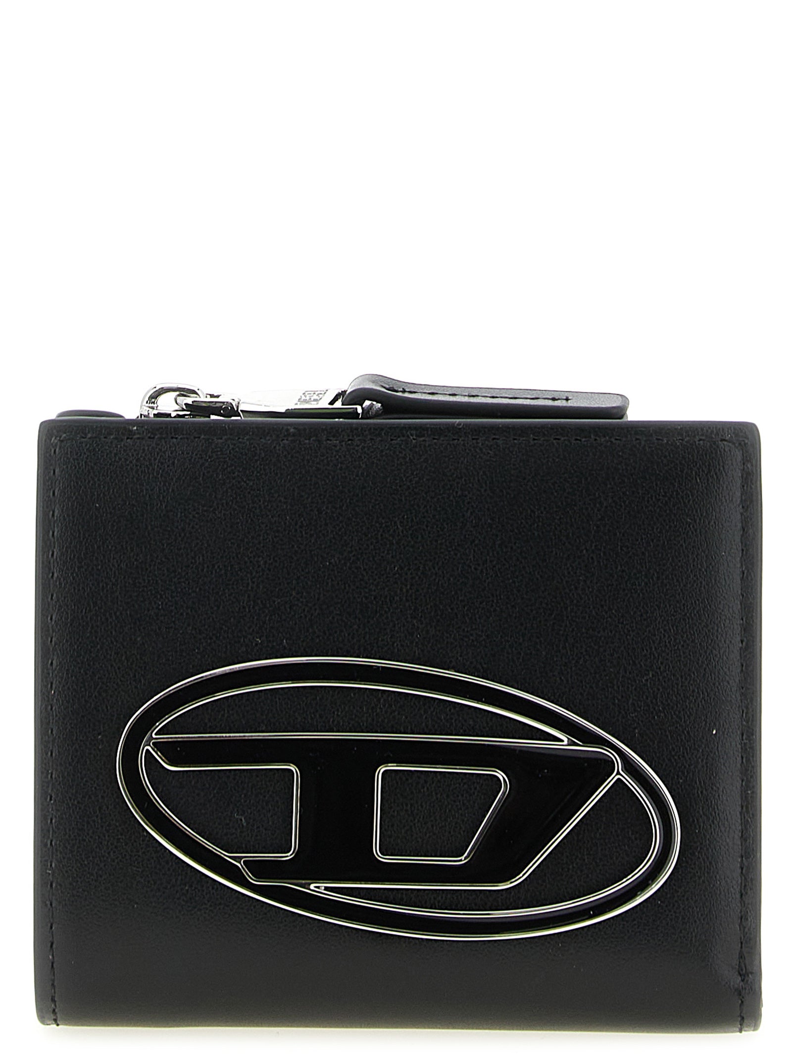 Diesel Black Leather Cardholder