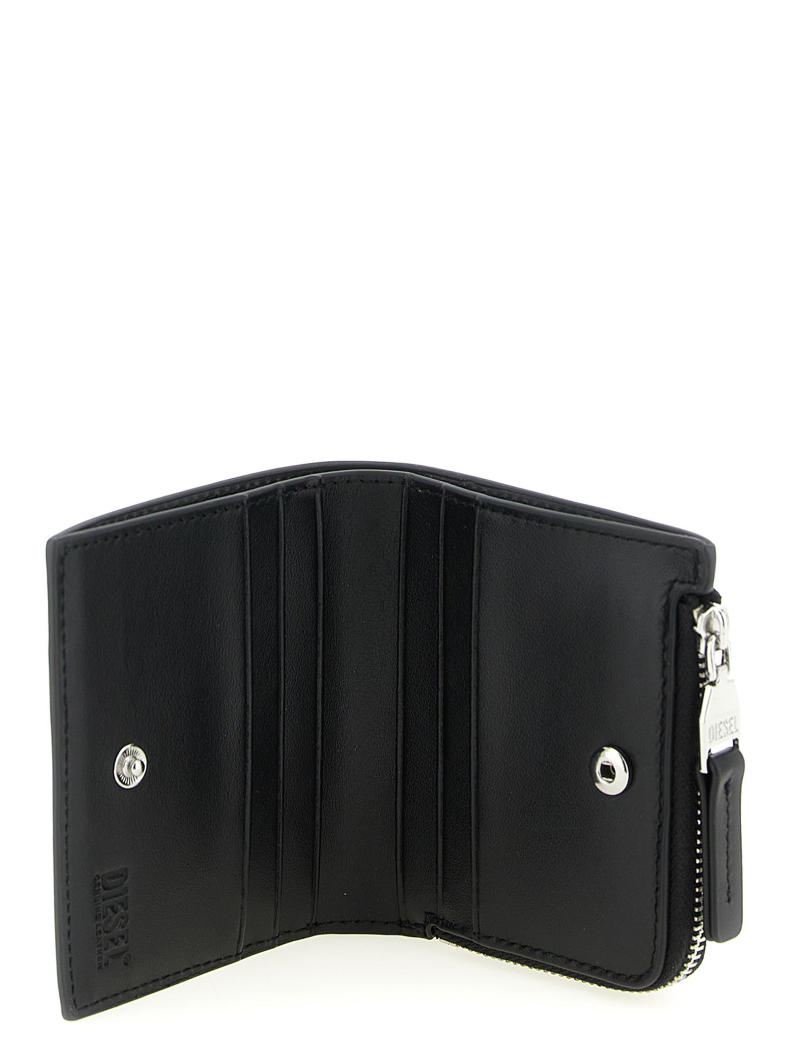 Diesel Black Leather Cardholder