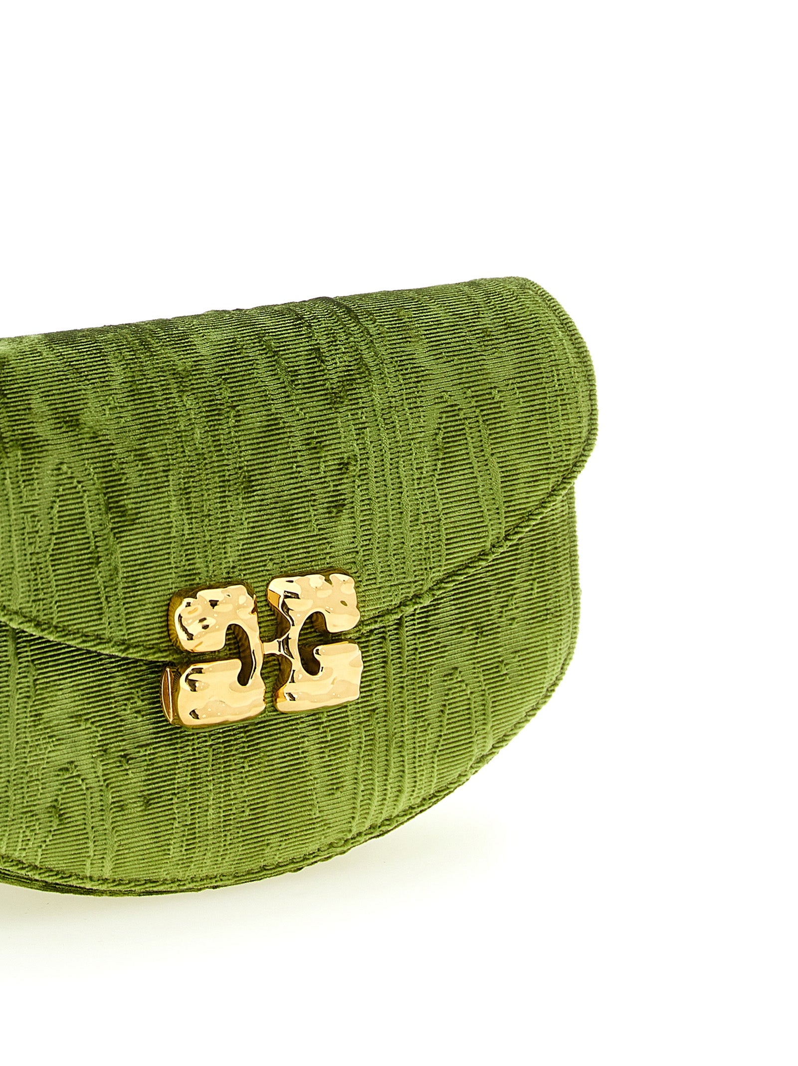 Ganni Bicolor Polyester Cardholder