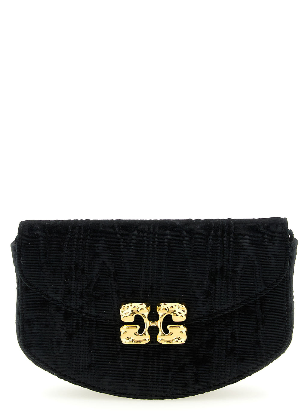 Ganni Black Polyester Cardholder