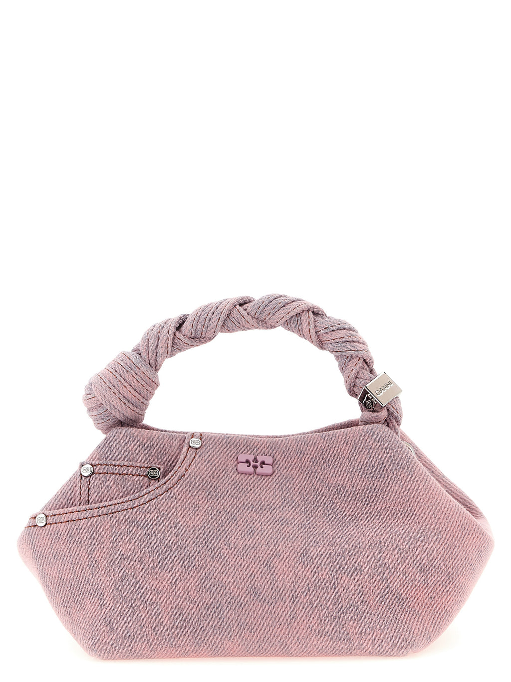 Ganni Multicolor Organic Cotton Handbag