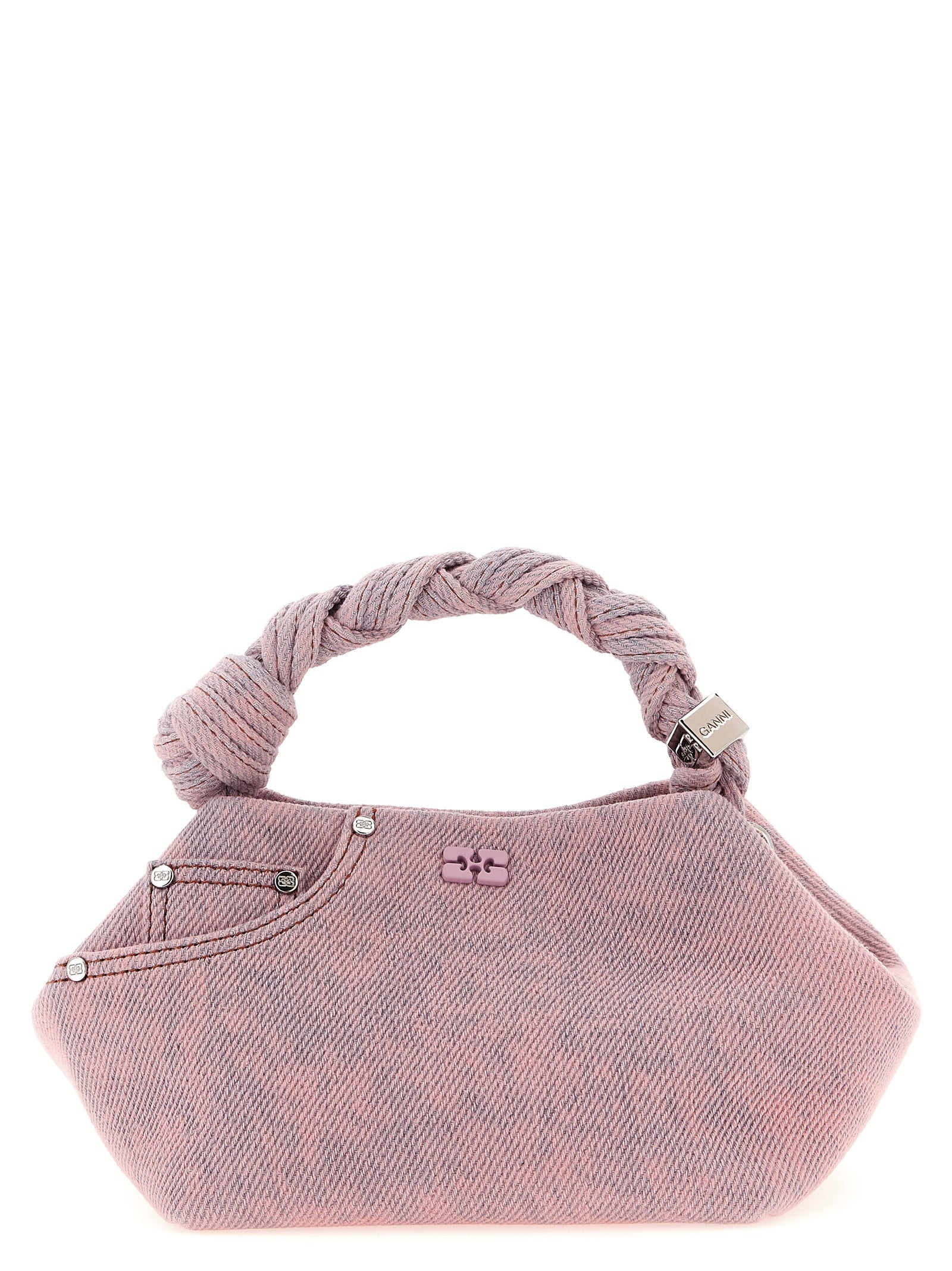 Ganni Multicolor Organic Cotton Handbag