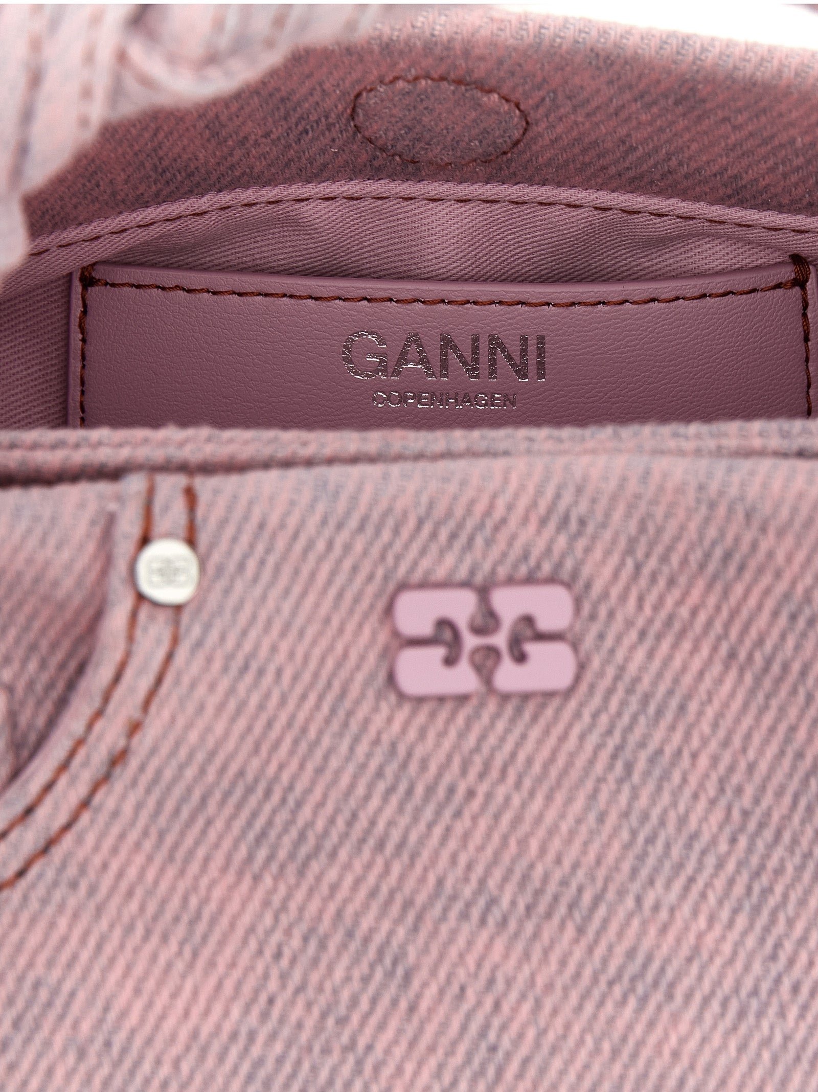 Ganni Multicolor Organic Cotton Handbag
