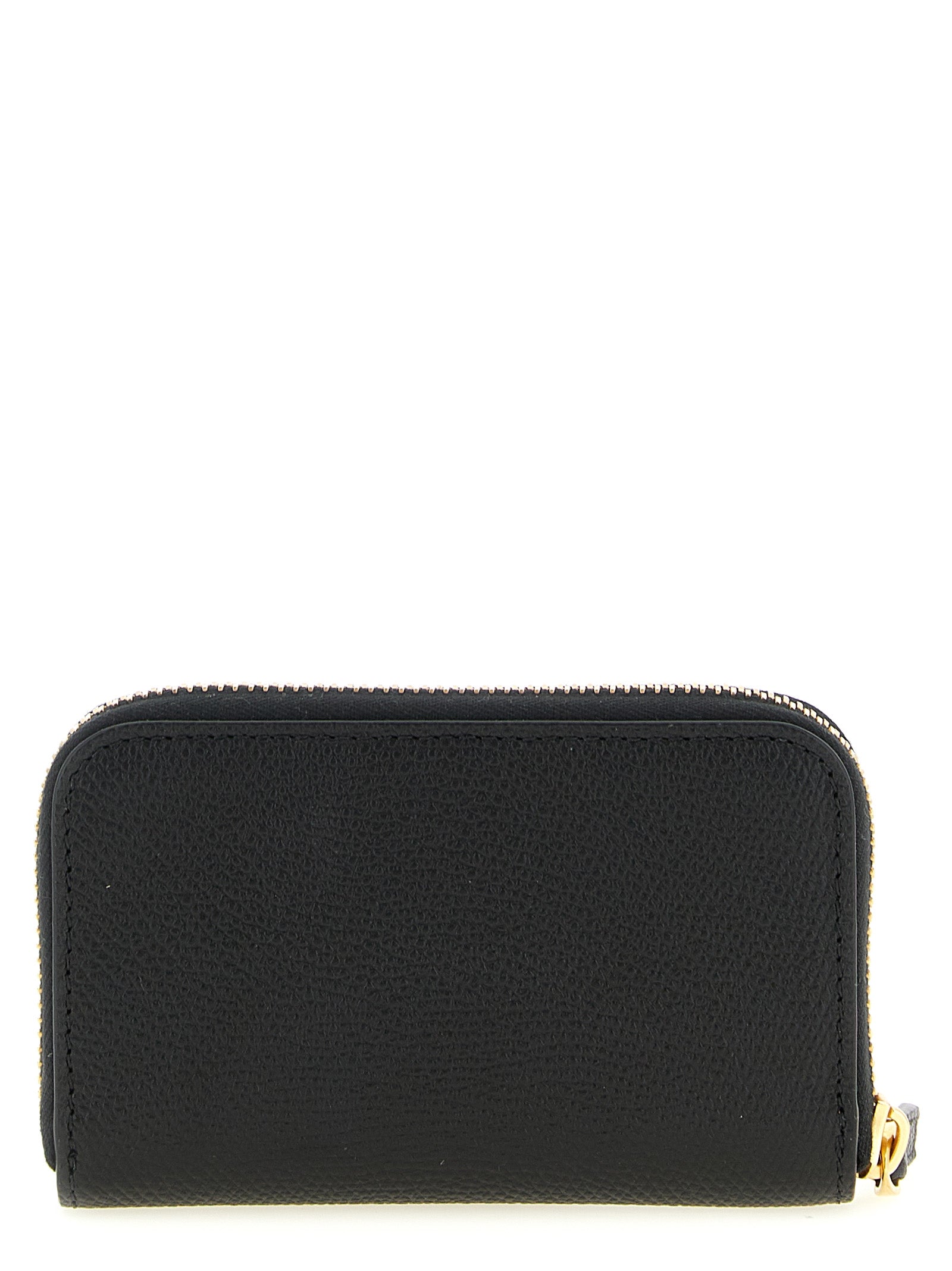 Valentino Garavani Black Calfskin Cardholder