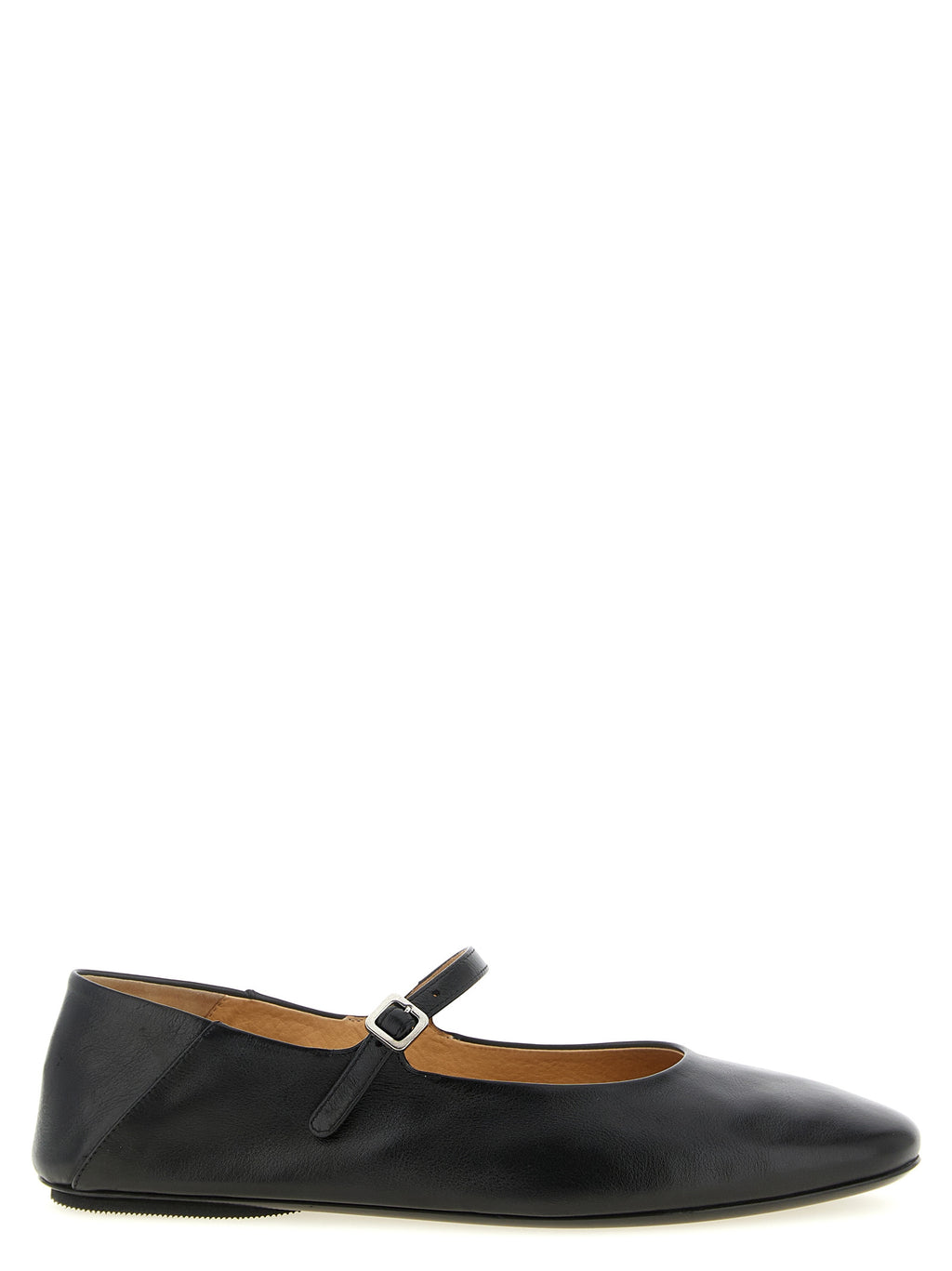 Marsell Black Calfskin Ballet Flats