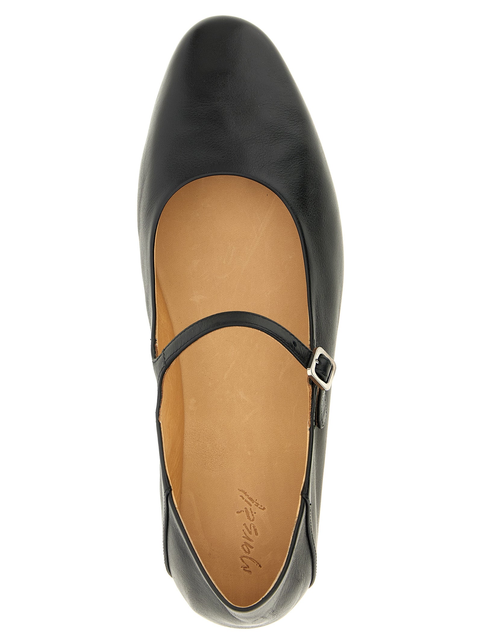 Marsell Black Calfskin Ballet Flats