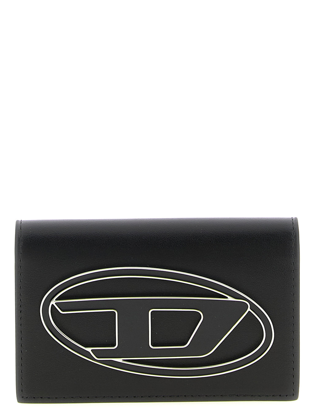 Diesel Black Leather Cardholder