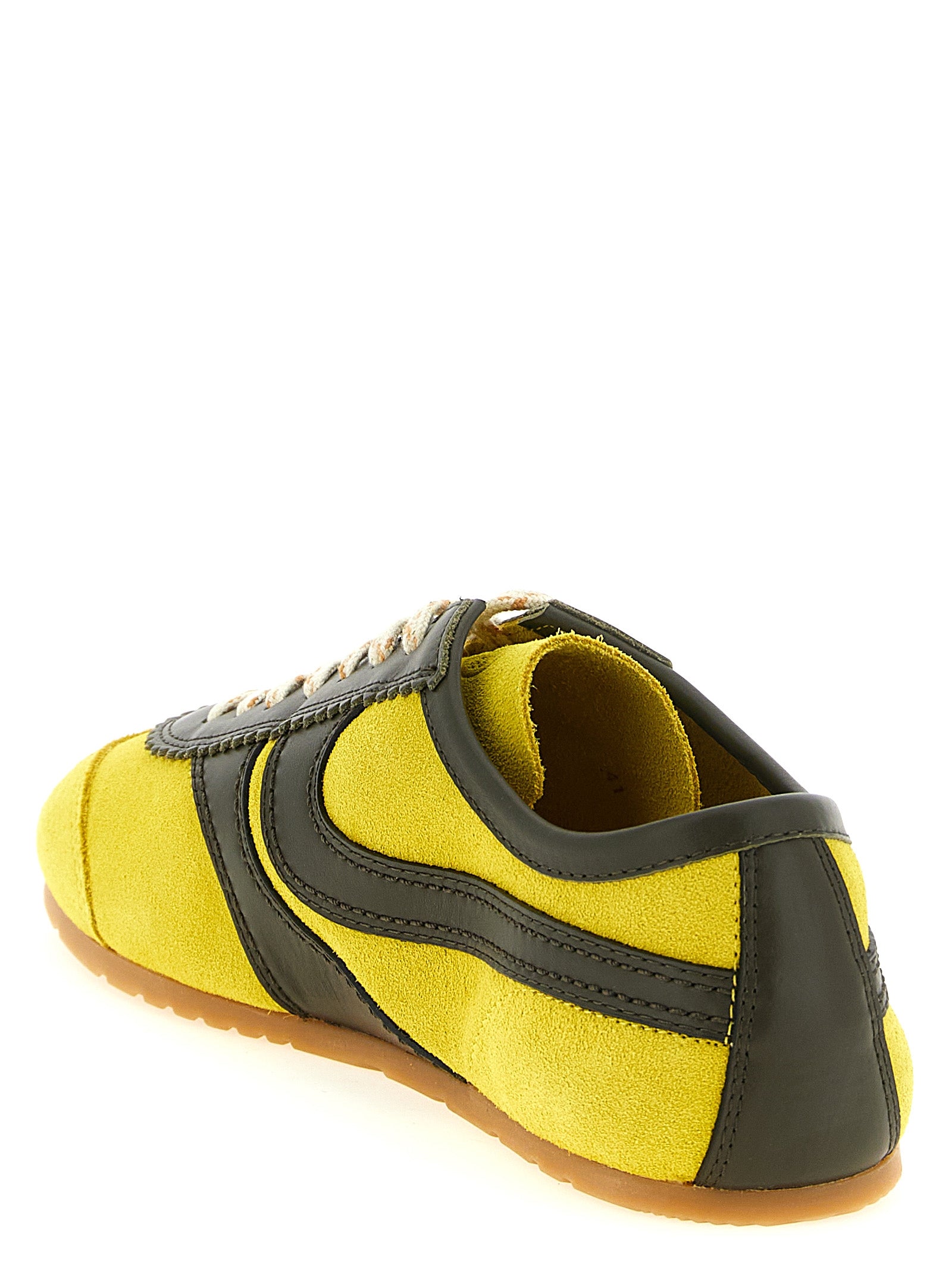 Dries Van Noten Bicolor Calfskin Sneakers