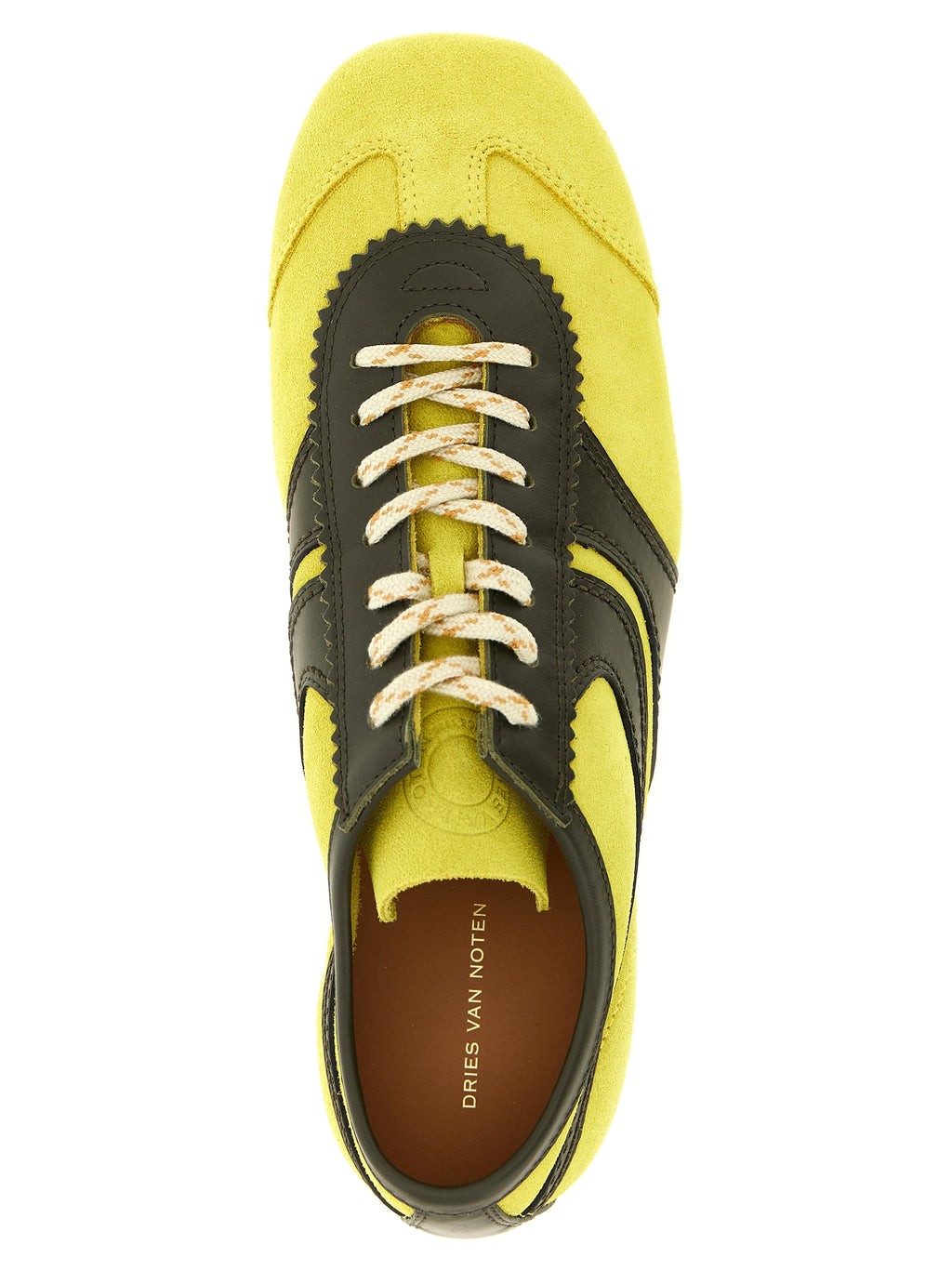 Dries Van Noten Bicolor Calfskin Sneakers