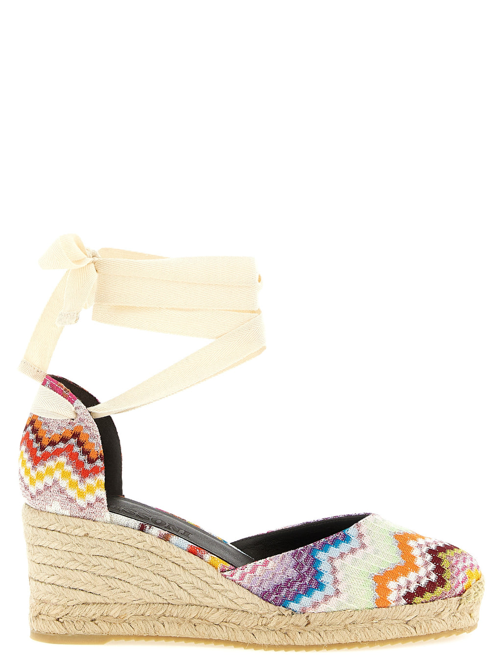 Missoni Multicolor Cowhide Wedge Sandals