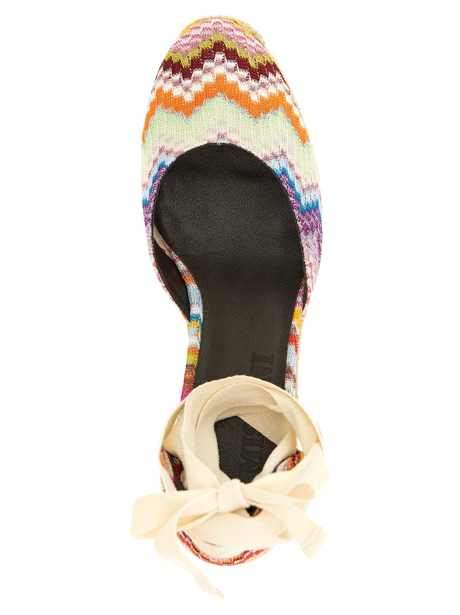 Missoni Multicolor Cowhide Wedge Sandals