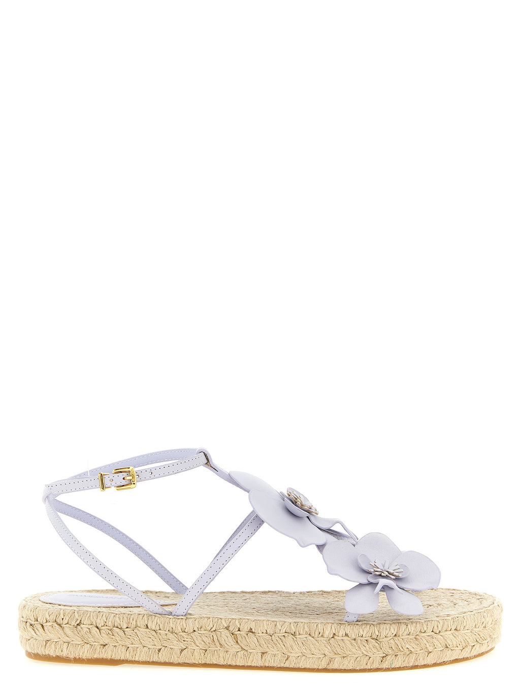 Zimmermann Purple Cowhide Flat Sandals