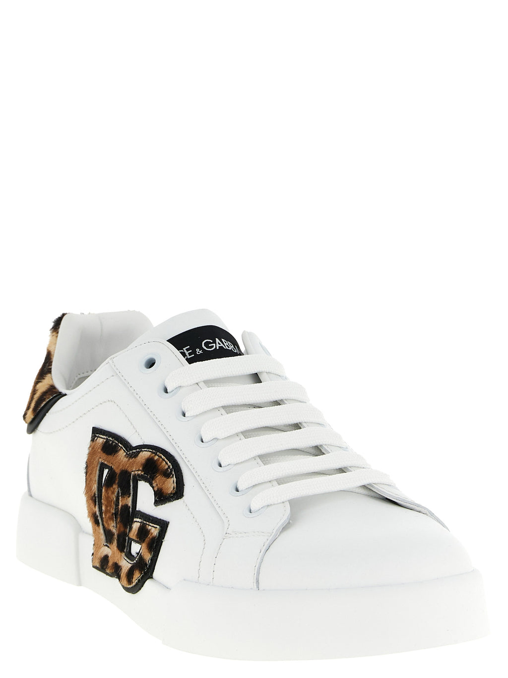 Dolce & Gabbana Brown Calfskin Low Top Sneakers