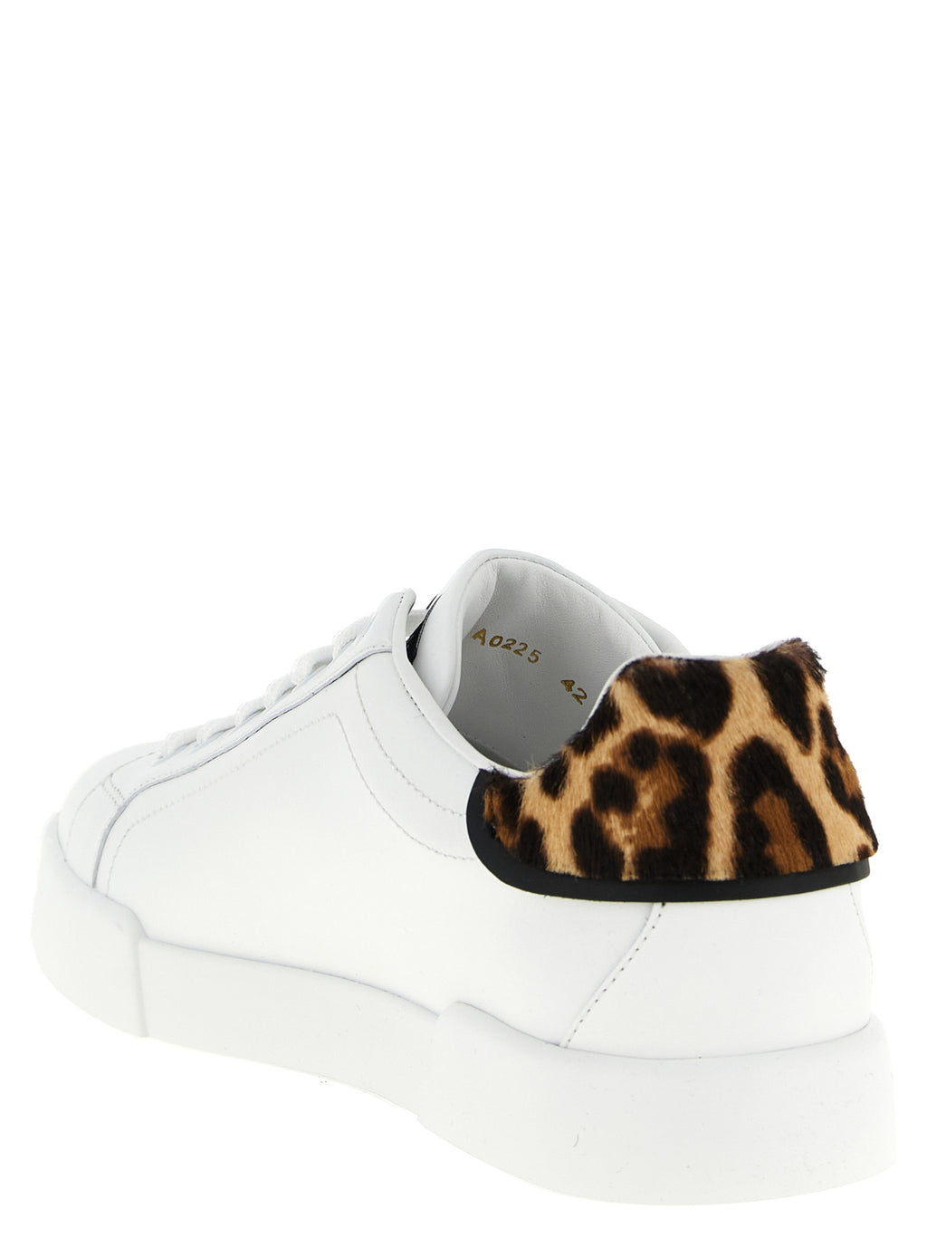 Dolce & Gabbana Brown Calfskin Low Top Sneakers