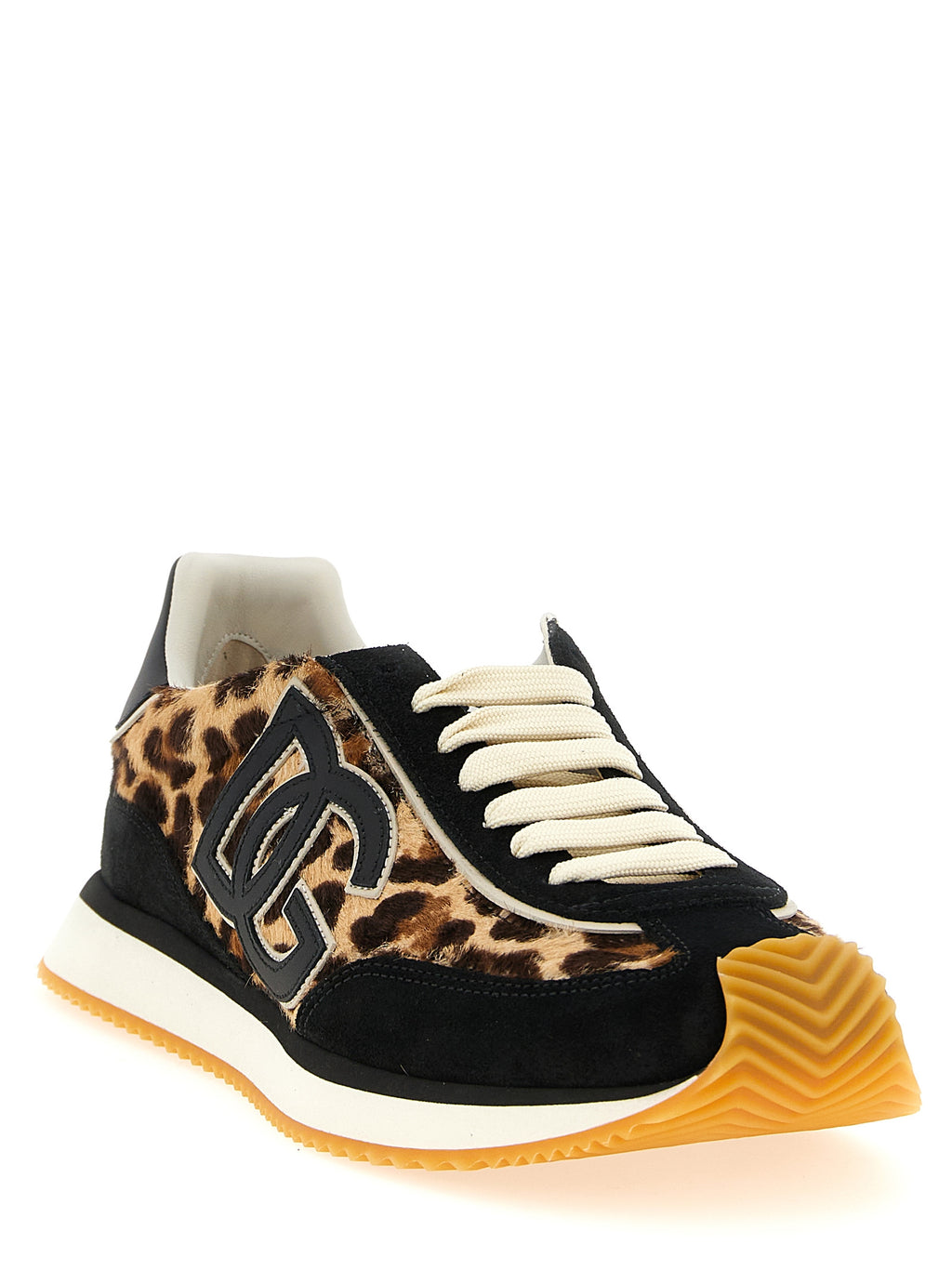 Dolce & Gabbana Multicolor Calfskin Low Top Sneakers