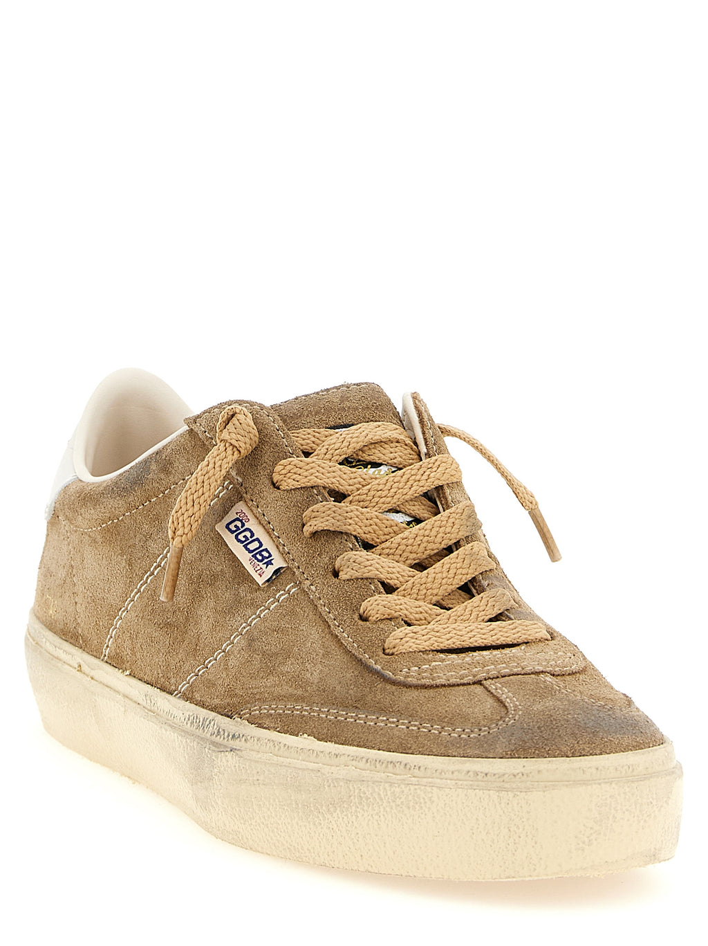 Golden Goose Brown Cowhide Low Top Sneakers