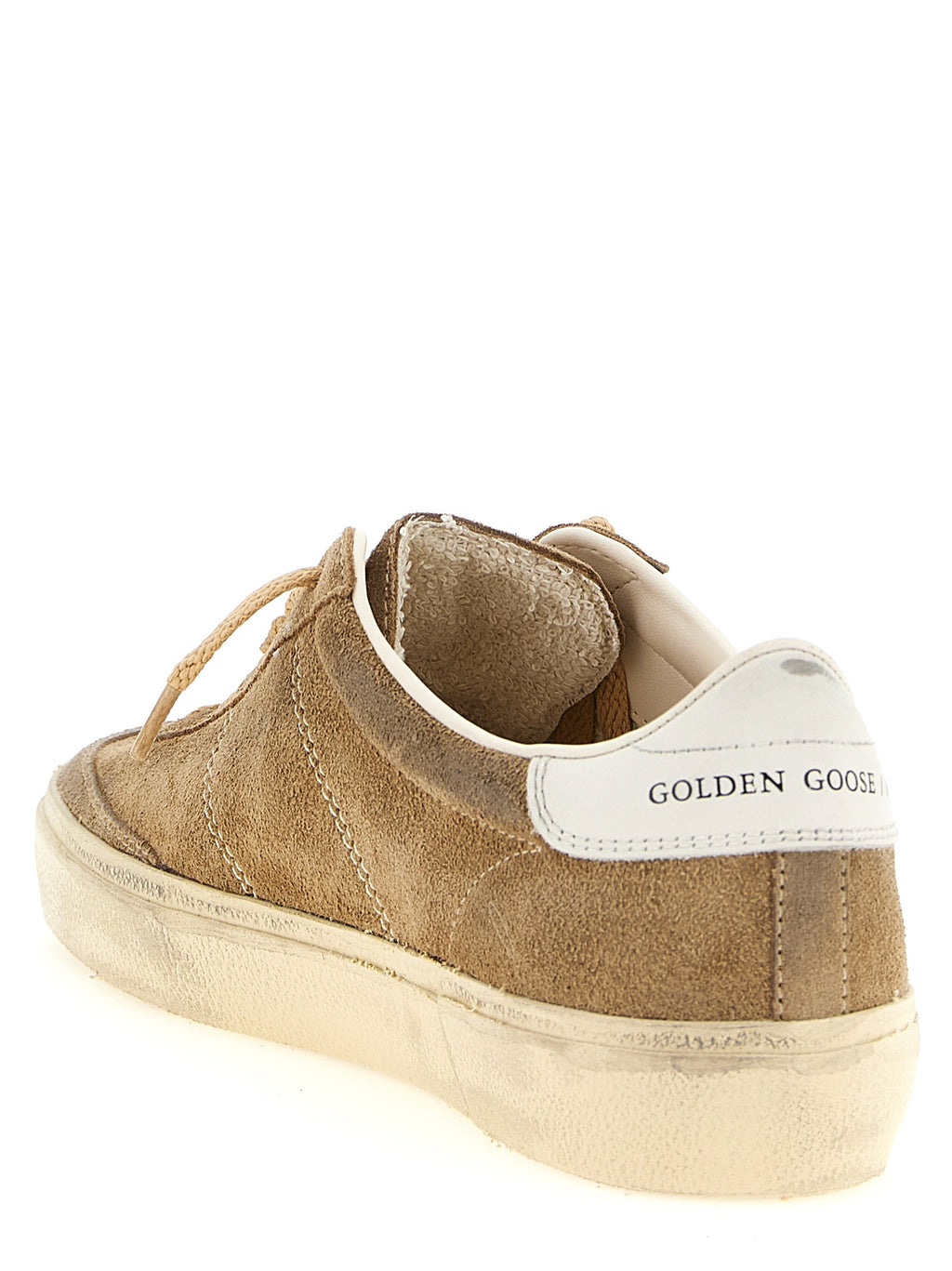 Golden Goose Brown Cowhide Low Top Sneakers