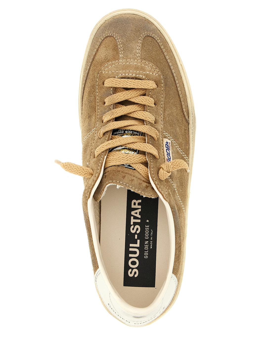 Golden Goose Brown Cowhide Low Top Sneakers