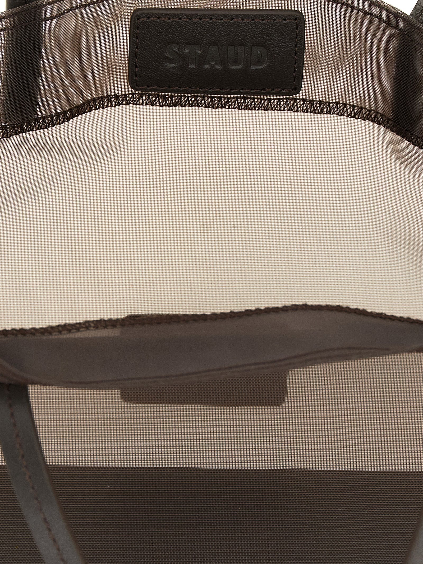 Staud Brown Polyamide Tote Bag