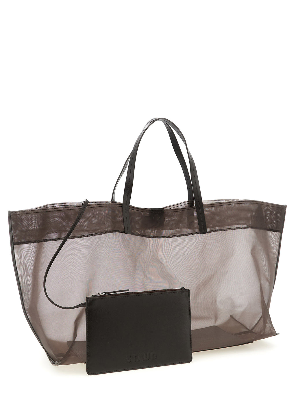 Staud Brown Polyamide Tote Bag