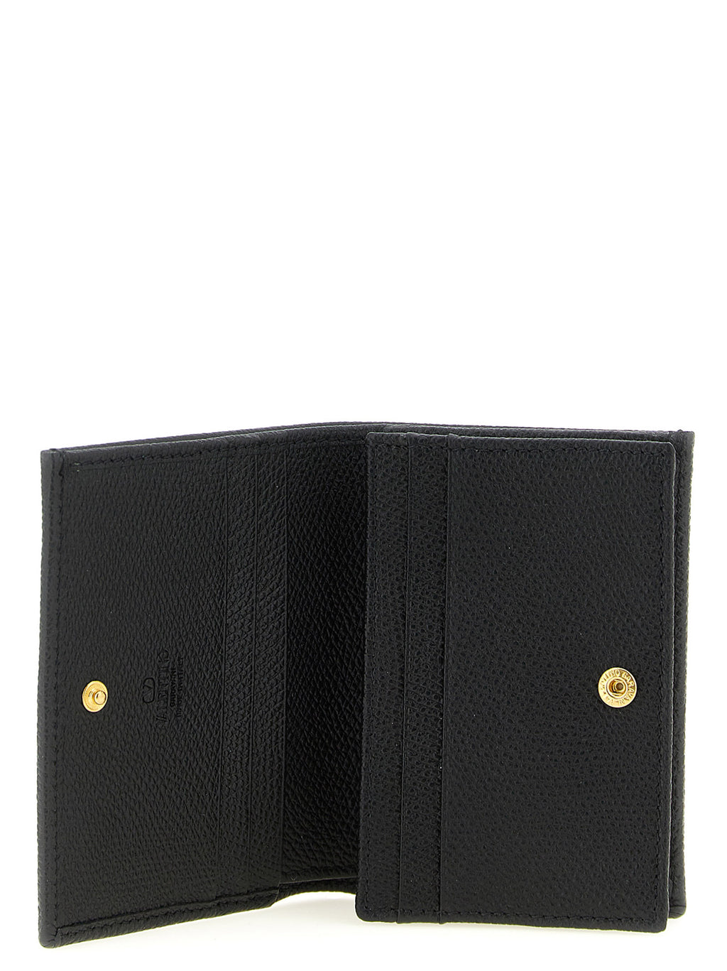 Valentino Garavani Black Calfskin Cardholder