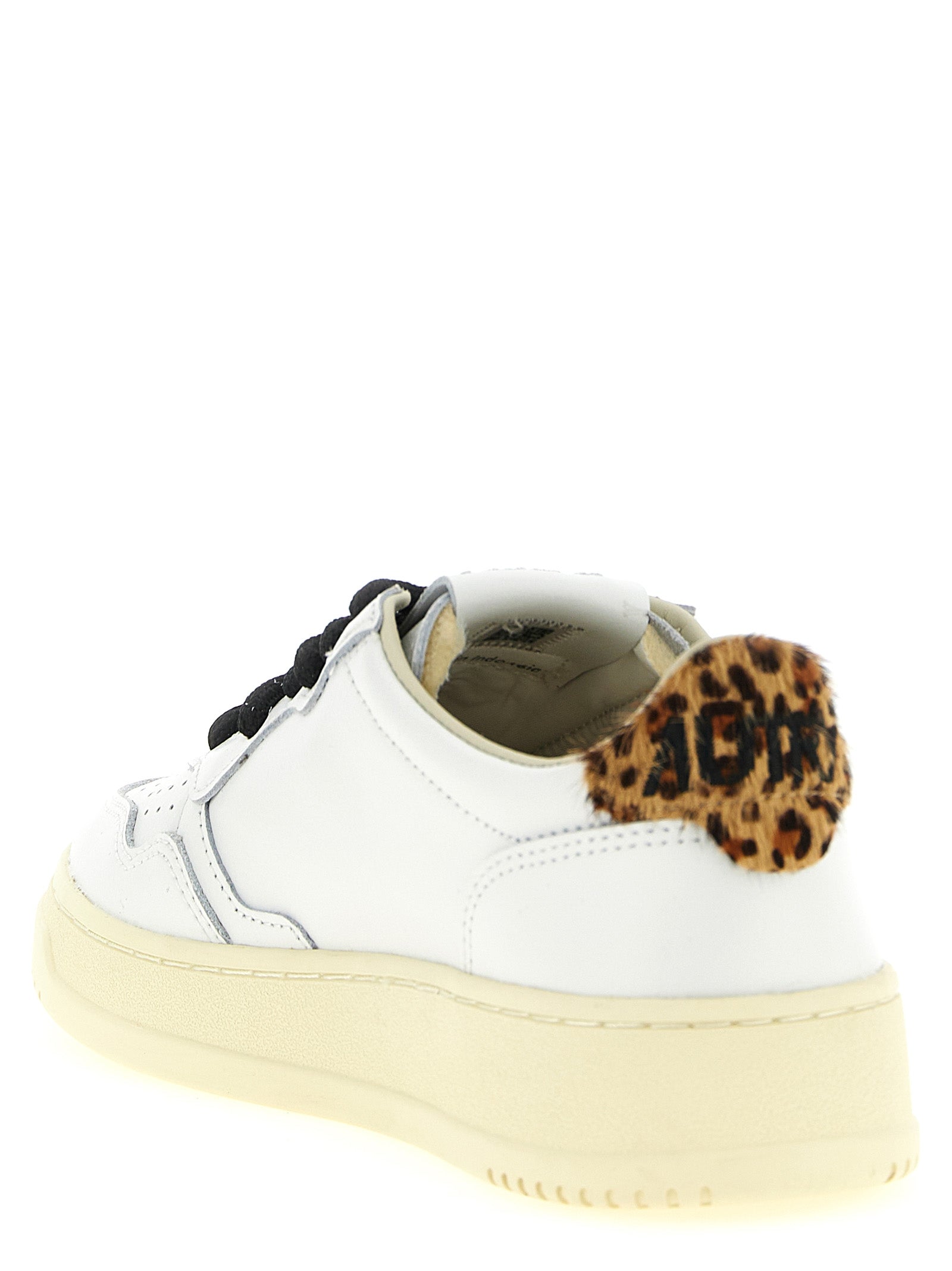 Autry Brown Cowhide Low Top Sneakers
