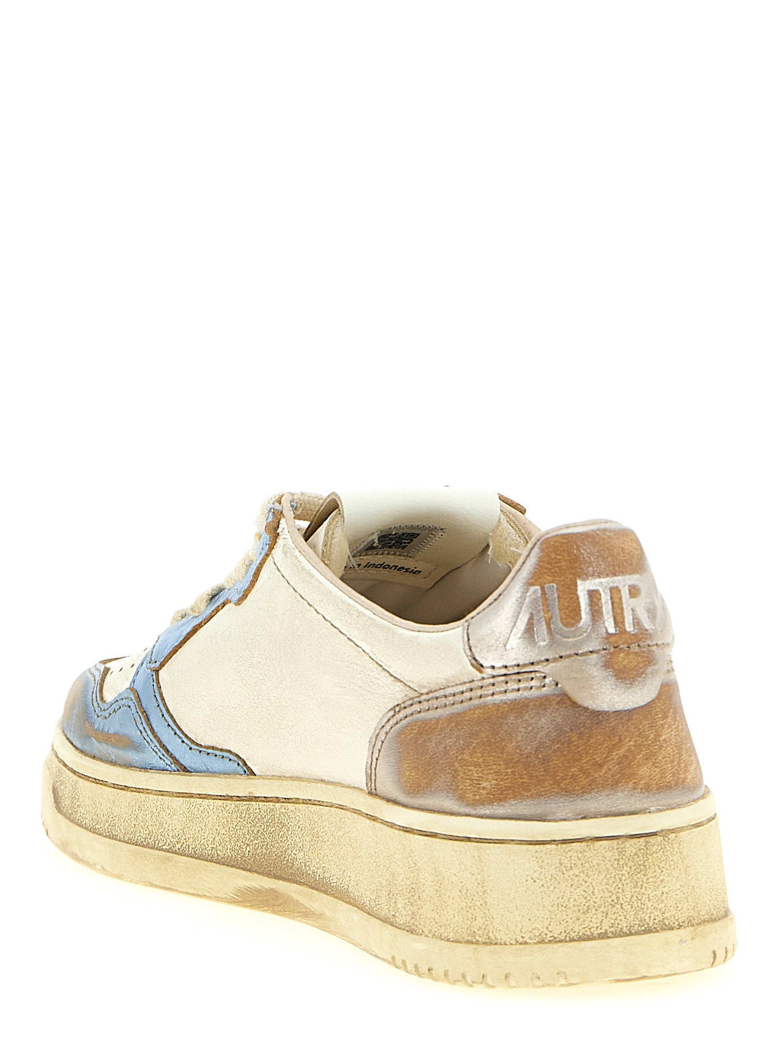 Autry Multicolor Bull Skin Low Top Sneakers