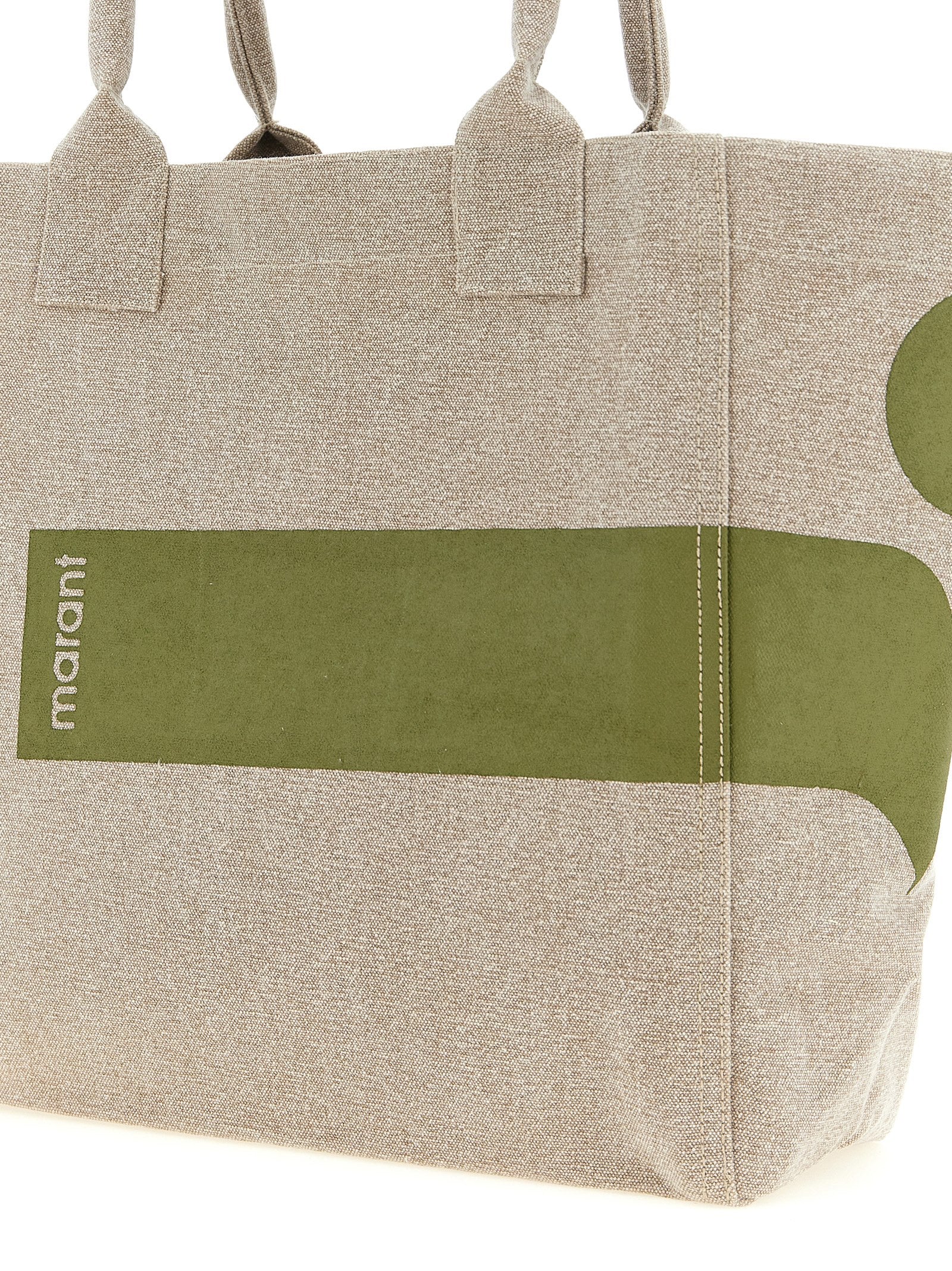 Isabel Marant Bicolor Cotton Tote Bag
